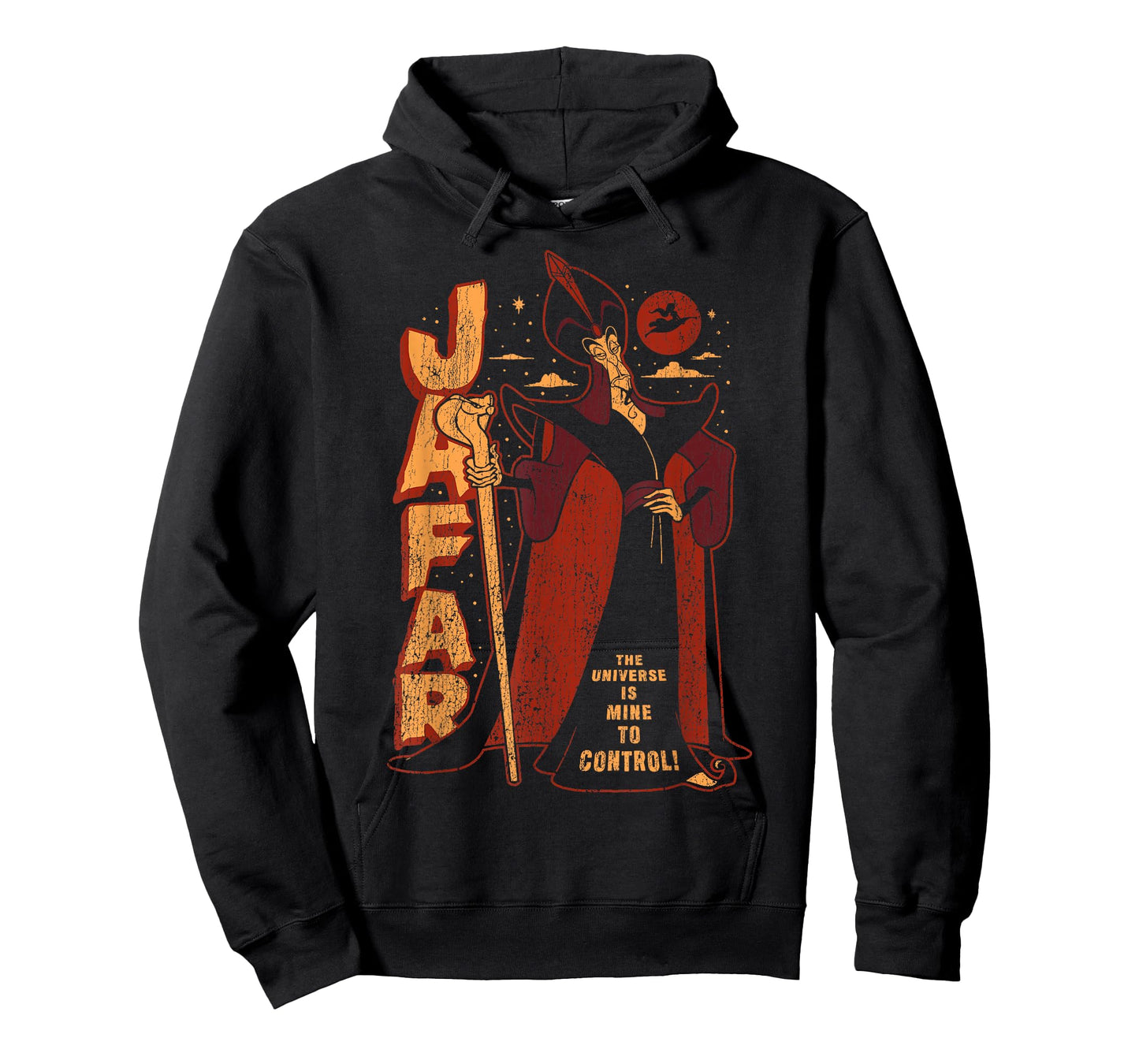 Disney Aladdin Jafar Distressed Portrait Logo T-Shirt