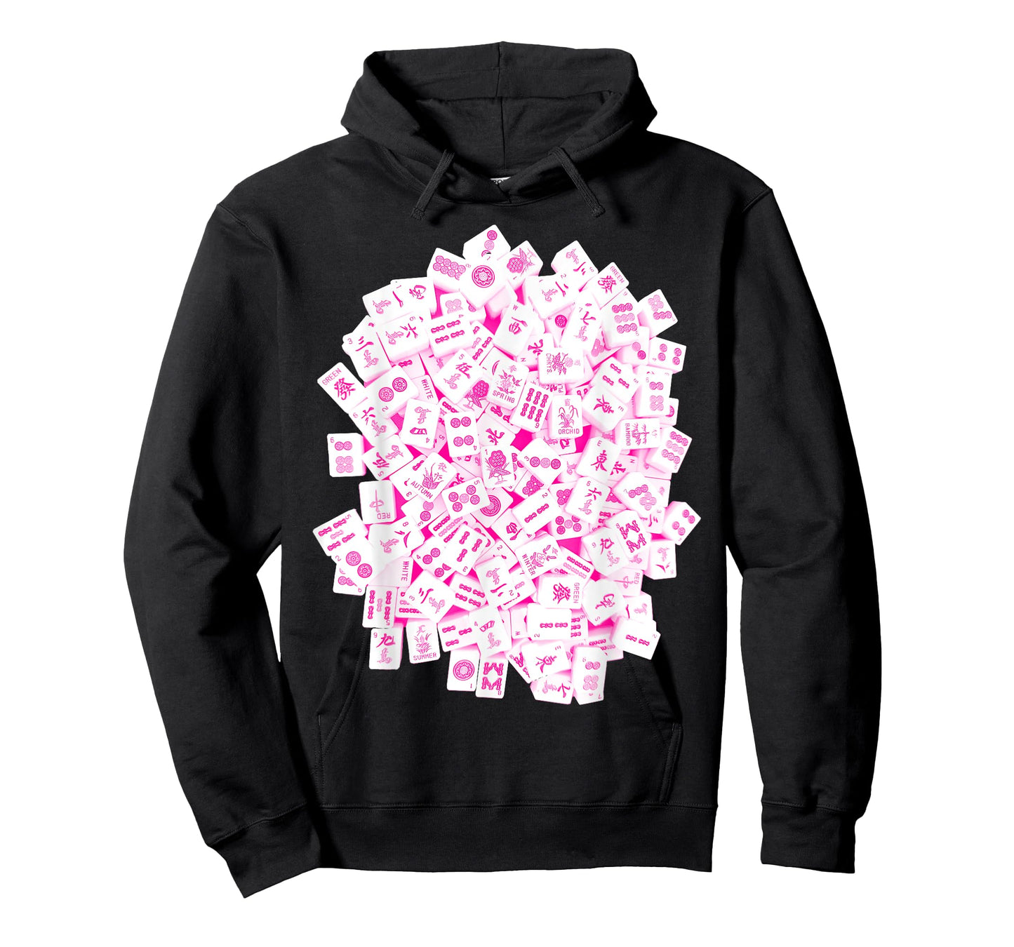 Hot Pink Mah Jong Tiles, Mah Jongg, Mahjong Game Tiles T-Shirt