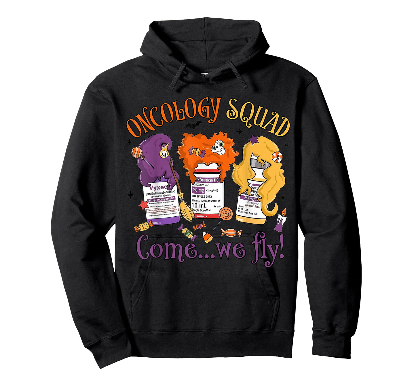 Oncology Nurse Halloween, Pediatric Oncology,Oncology Squad T-Shirt