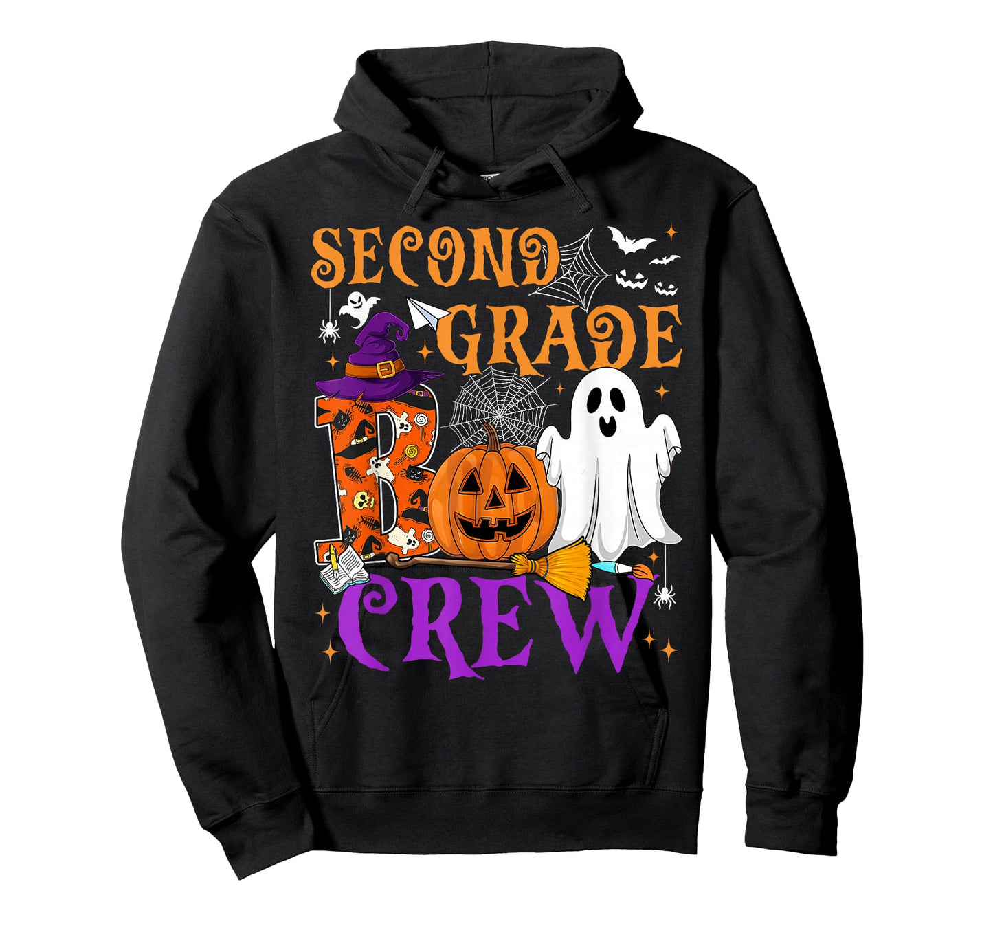 2nd Grade Boo Crew Teacher Student Funny Halloween Costume T-Shirt