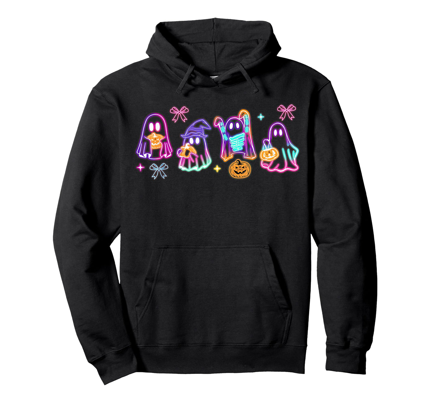 Spooky Season Ghost Neon Coquette Halloween Boujee Boo-Jee T-Shirt