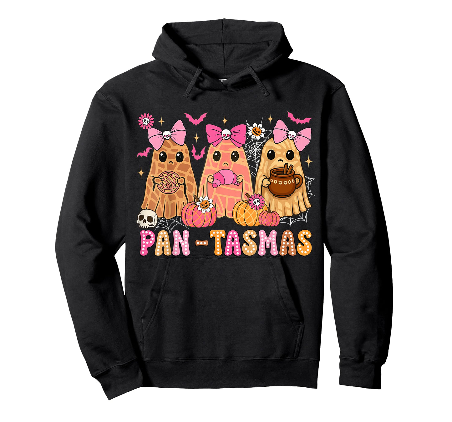 Funny Pantasmas Ghost Pan Dulce Halloween Mexican Conchas T-Shirt