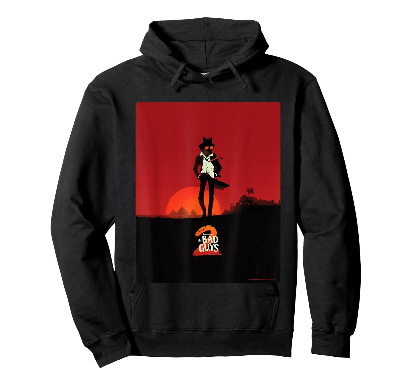DreamWorks The Bad Guys 2 Mr. Wolf Poster Style T-Shirt