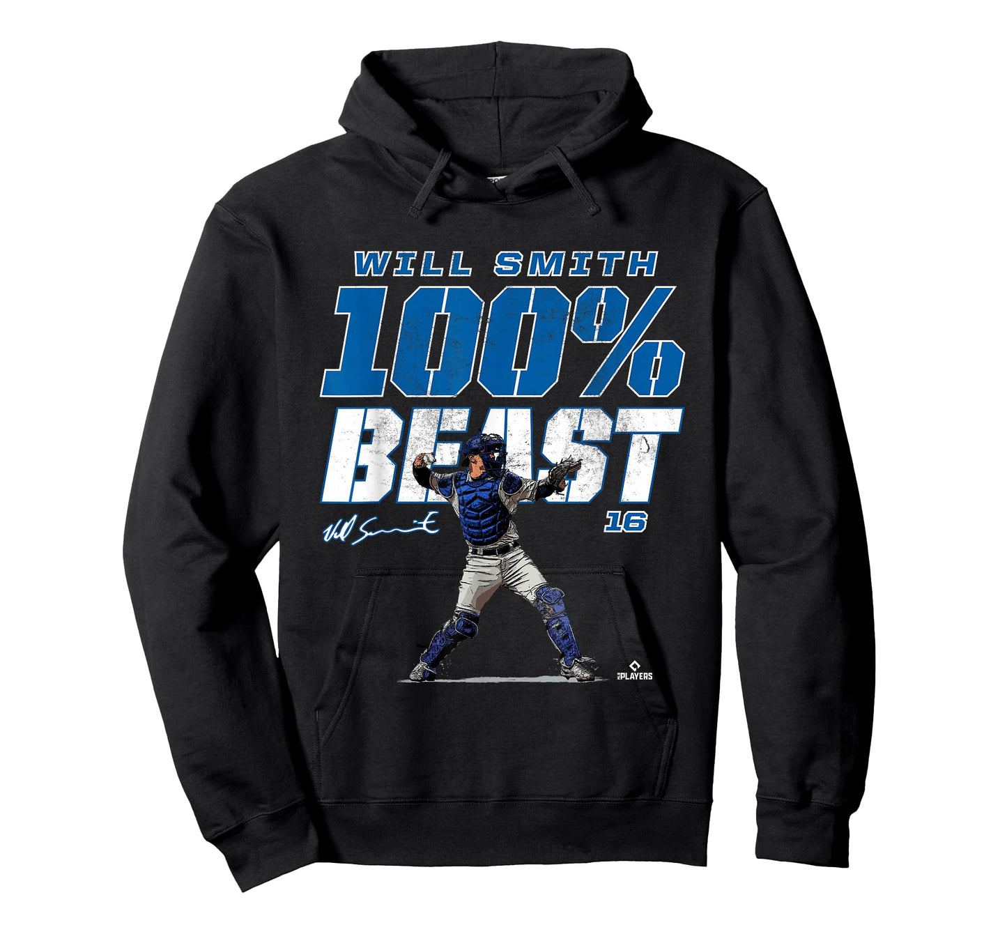 100% Beast Will Smith Los Angeles MLBPA T-Shirt