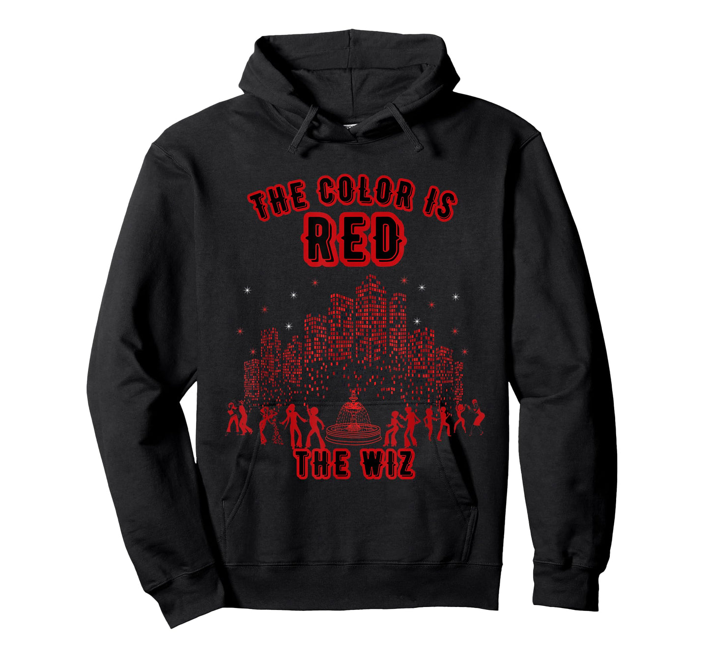 The Color Is Red - The-Wiz Retro Graphic Casual T-Shirt