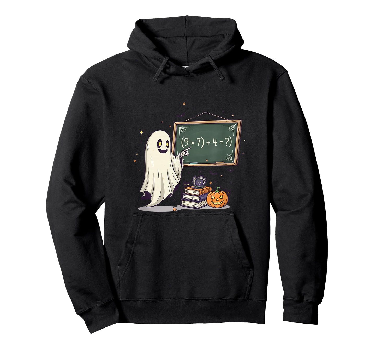 67 Teacher Halloween Ghost Six Seven Meme Math Joke T-Shirt