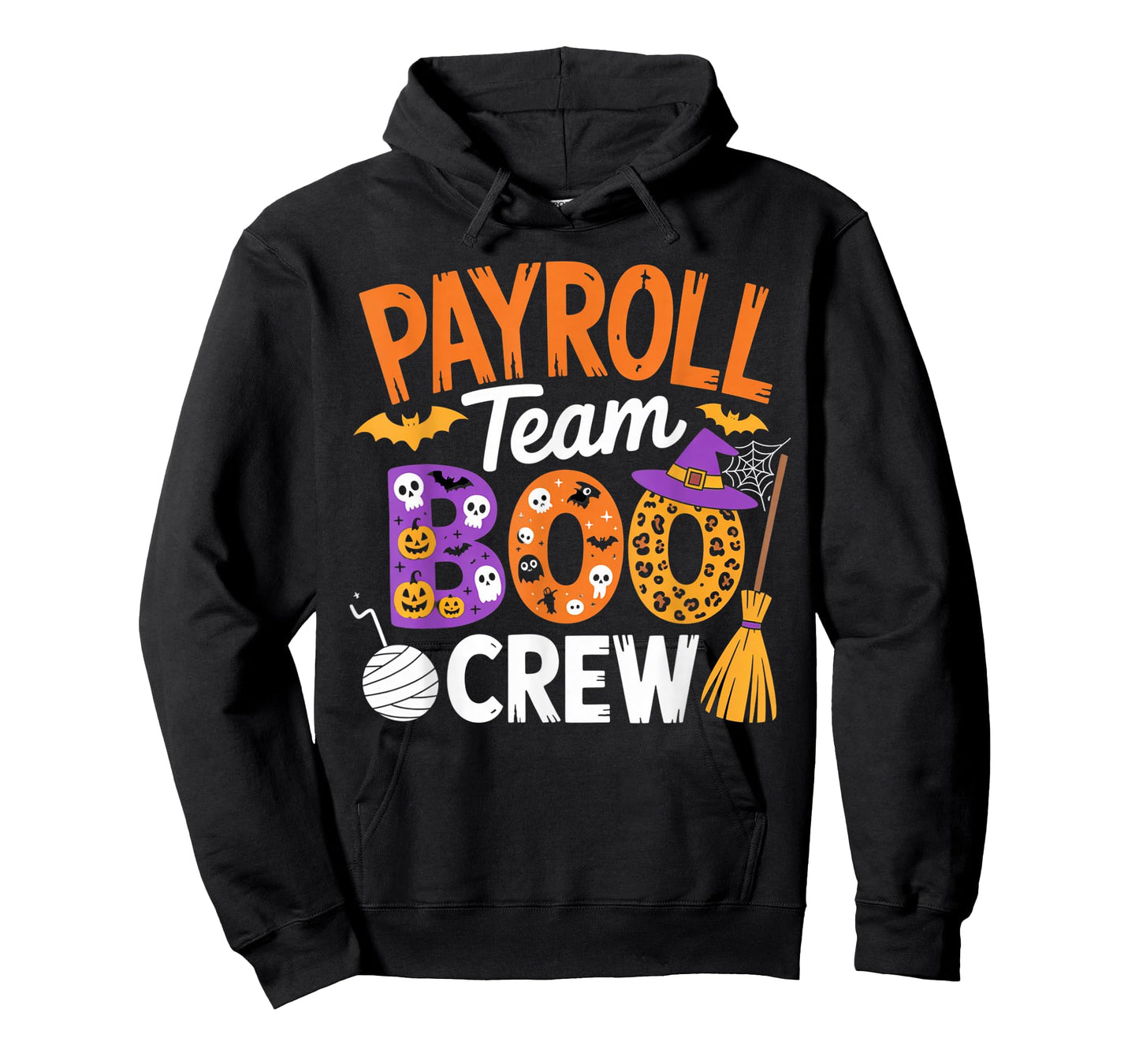 Payroll Team Boo Crew Halloween Matching Spooky Outfit T-Shirt
