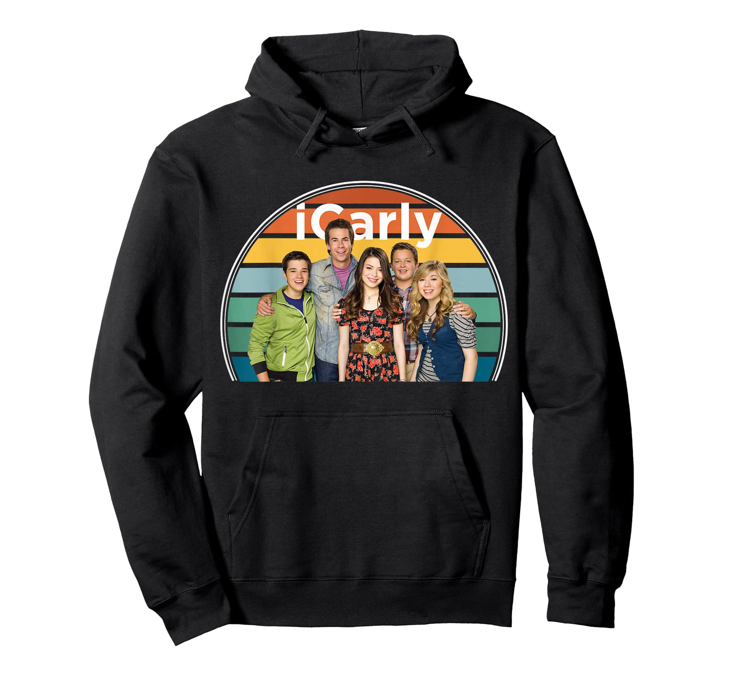 iCarly Rainbow Arc with Carly, Sam, Freddie, and Spencer T-Shirt