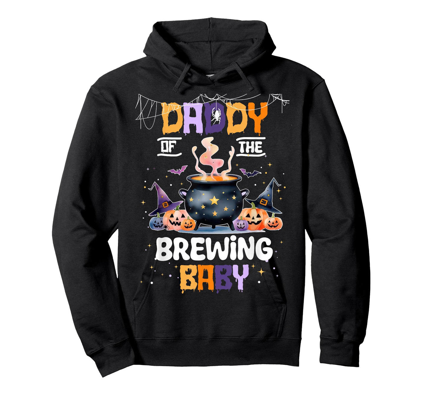 Daddy of The Brewing Baby Boo Ghost Halloween Baby Shower T-Shirt