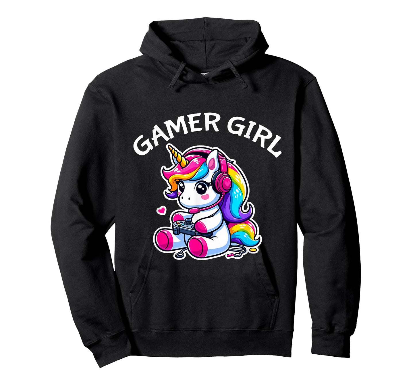 Cute Video Game Gaming Unicorn Gamer Girl T-Shirt
