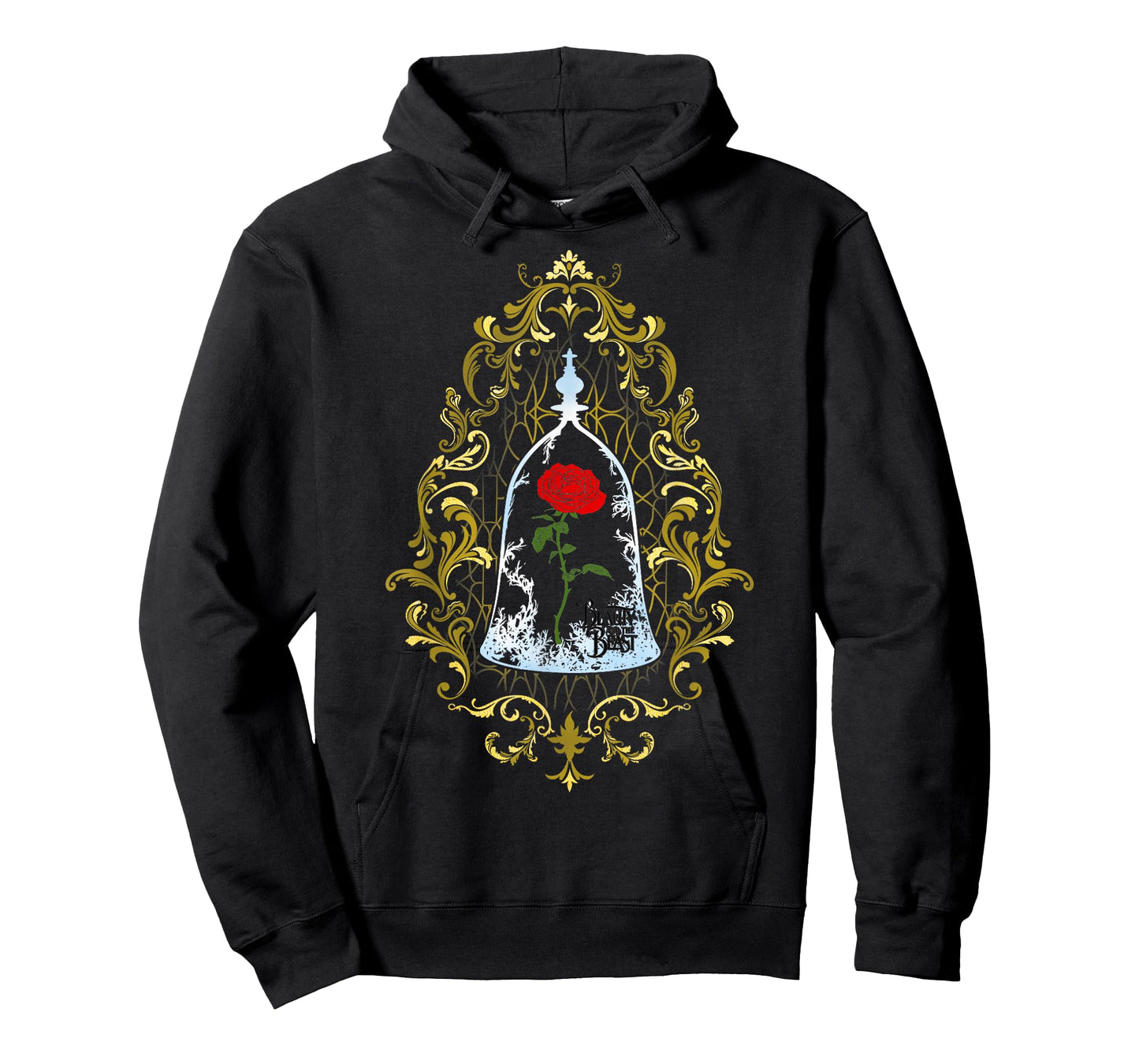 Disney Beauty And The Beast Enchanted Rose Logo T-Shirt