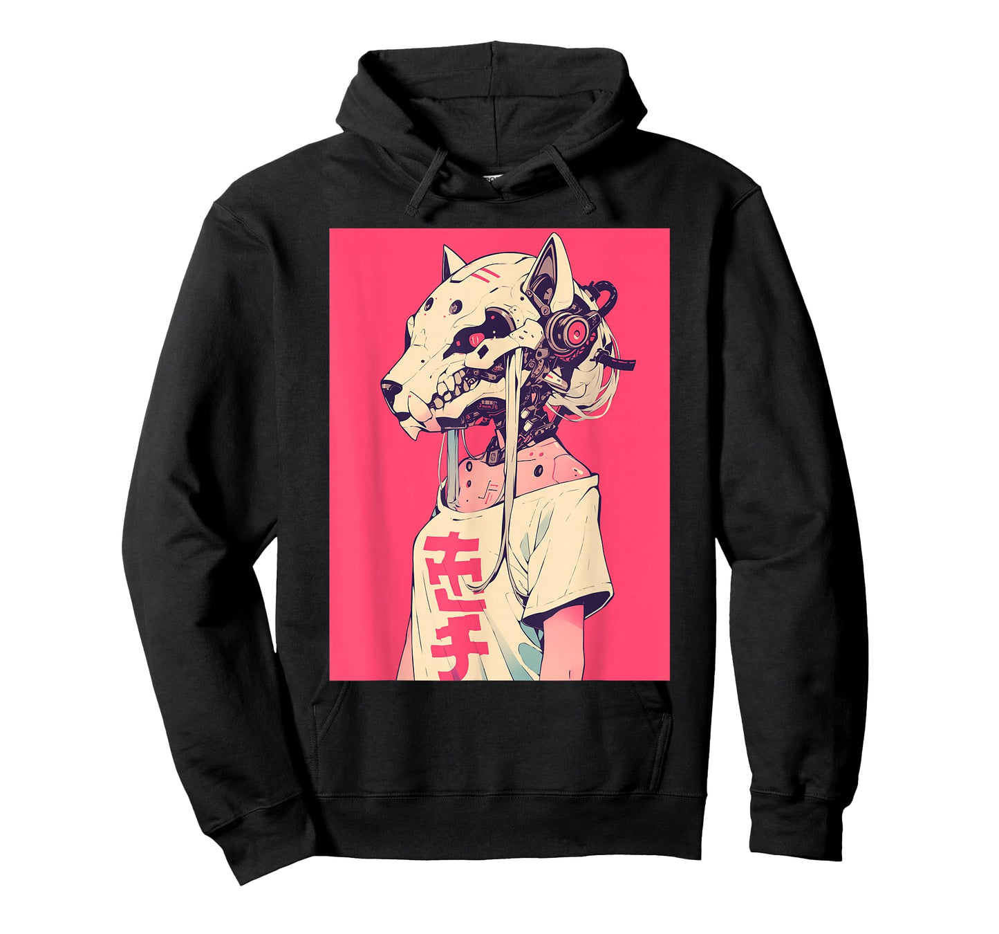 Anime Manga Cyberpunk Aesthetic Techwear Harajuku Cat Girl T-Shirt