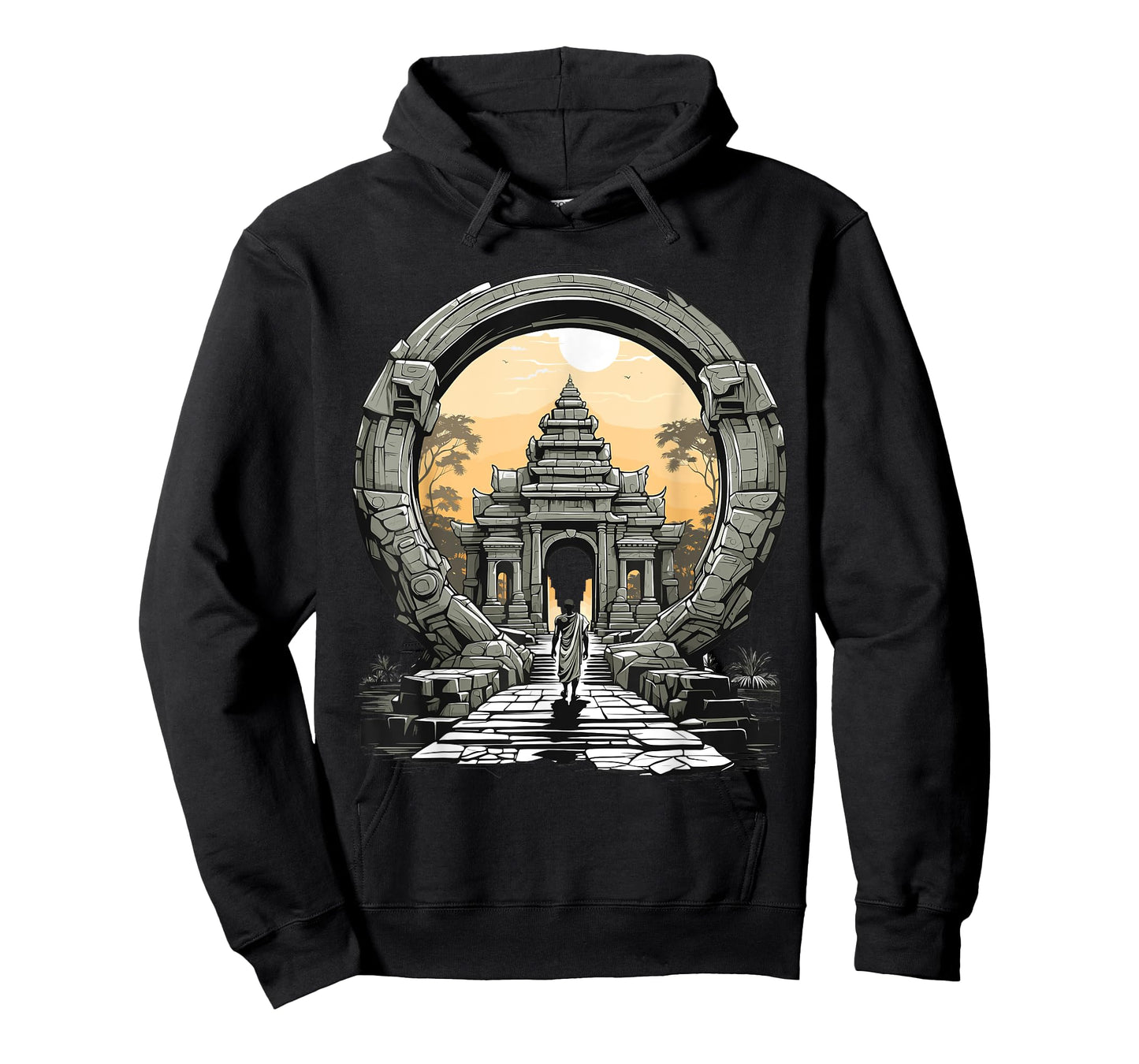 Other wordly Ancient Mysteries Angkor Wat Stargate Portal T-Shirt