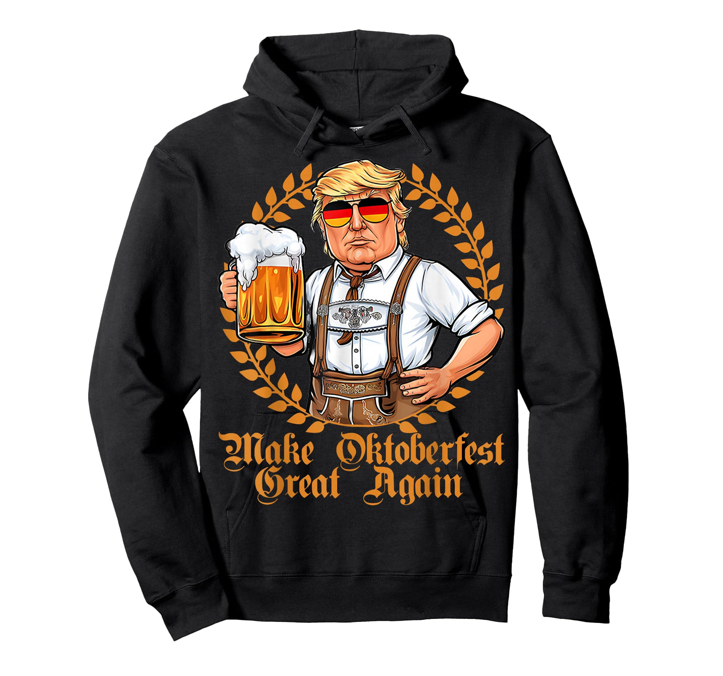 Make Oktoberfest Great again Beerfest Wurstfest Funny T-Shirt