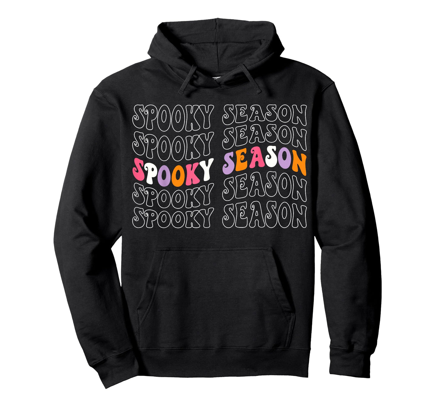 Spooky Season Groovy Halloween Costume Retro Wave Halloween T-Shirt