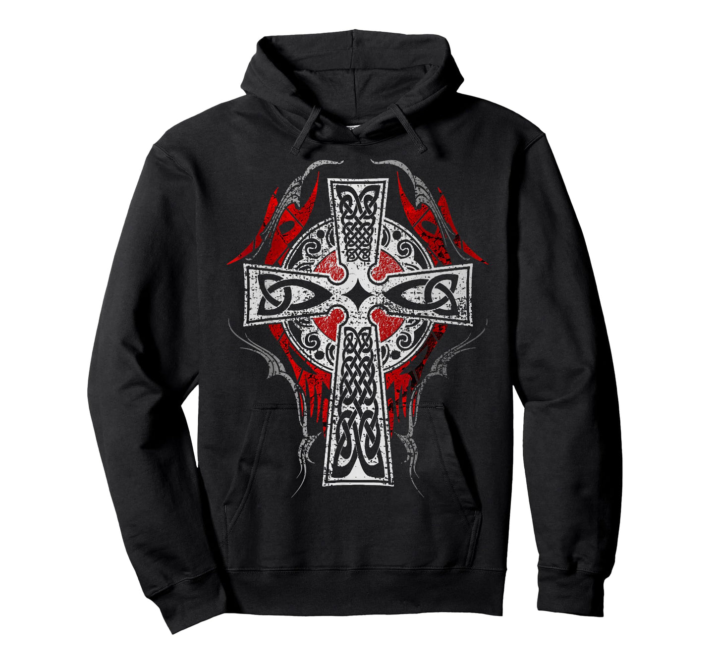 Fenrir The Norse Wolf Shirts Cross Celtic Vintage Norse Tribal T-Shirt