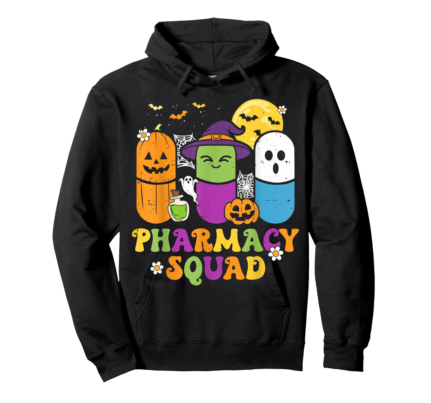 Groovy Halloween Pharmacy Squad PIlls Costume Pharmacist T-Shirt
