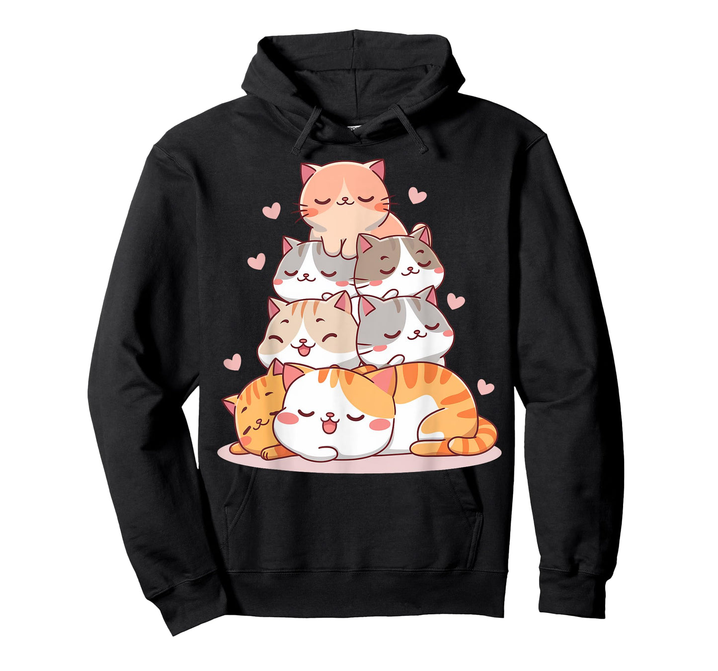 Cat Cute Kitty Anime Kawaii Gifts For Men Women Cat Lover T-Shirt