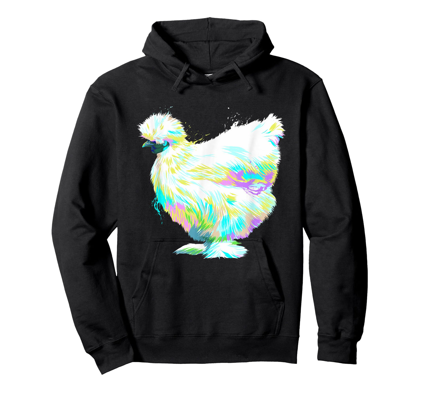 Colorful Splash Silkie Chicken T-Shirt