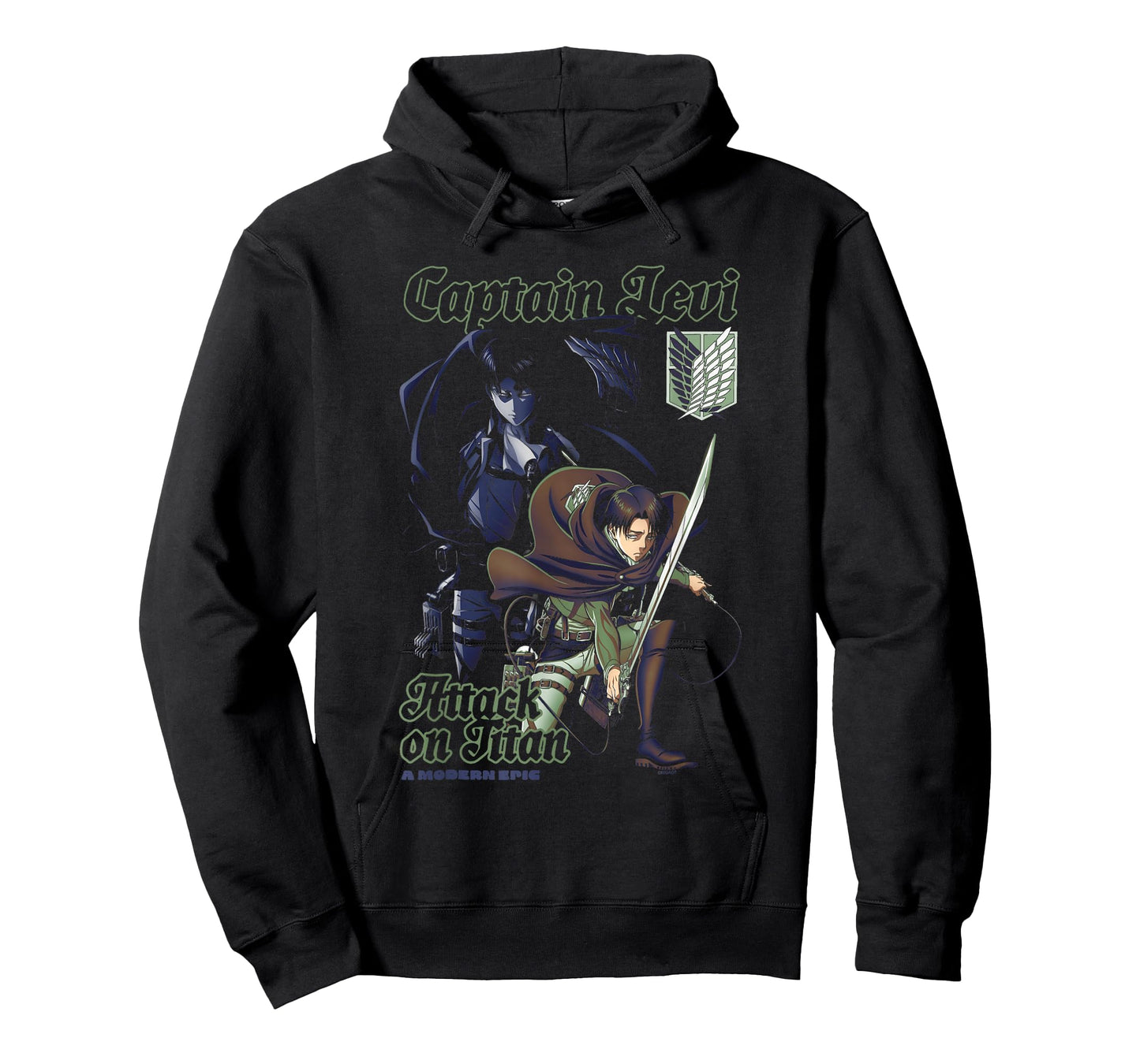 Attack on Titan A Modern Epic Captain Levi Collage Anime T-Shirt
