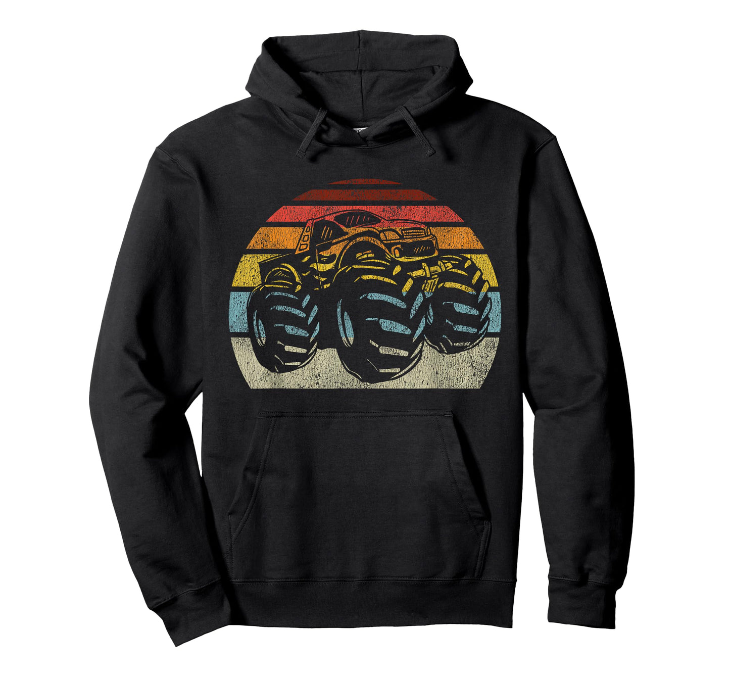 Monster Truck Vintage Retro Style Gift Men Women Boys Girls T-Shirt