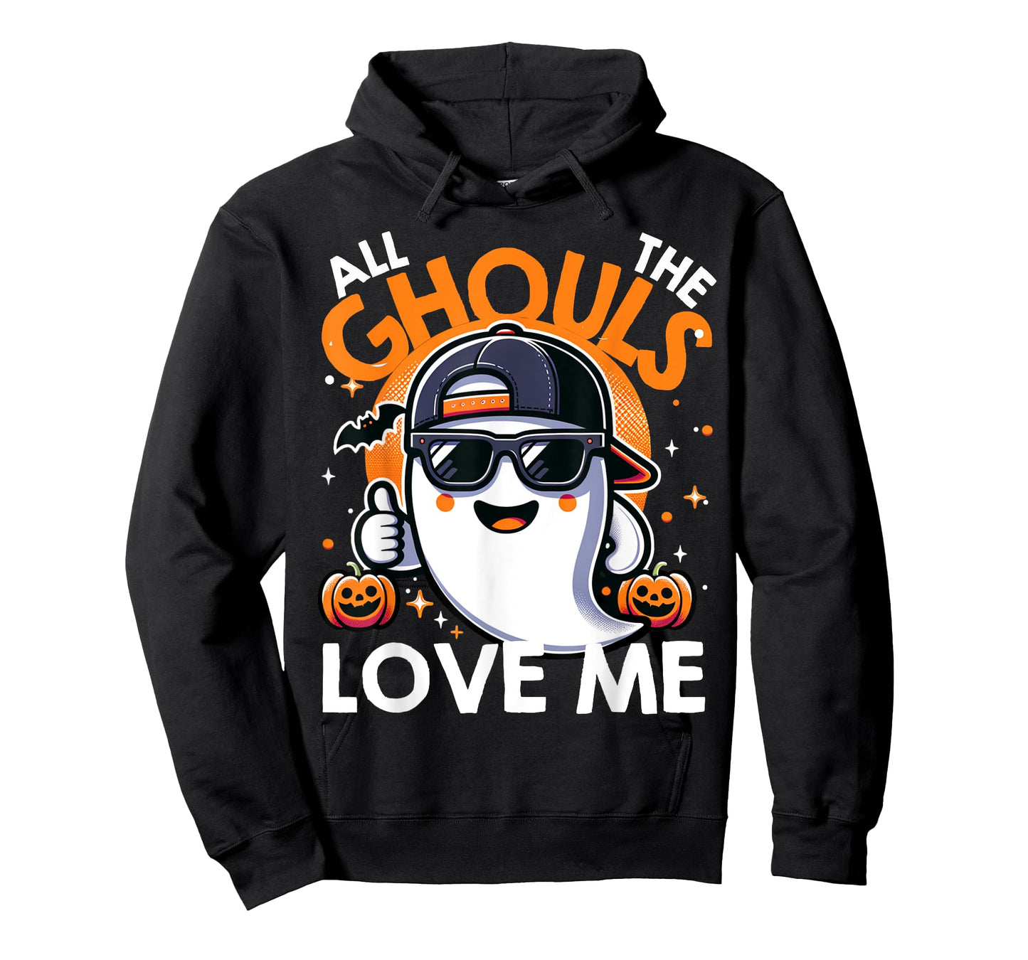 All The Ghouls Love Me Halloween Ghost Kids Boys Toddler T-Shirt