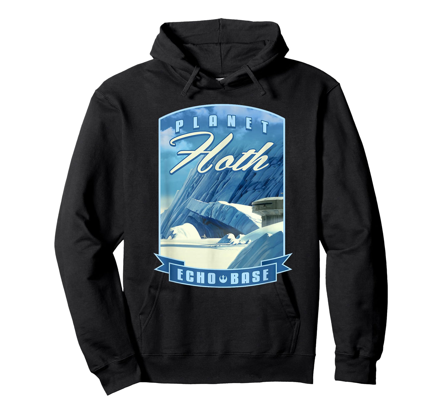 Star Wars Planet Hoth Echo Base Landscape T-Shirt