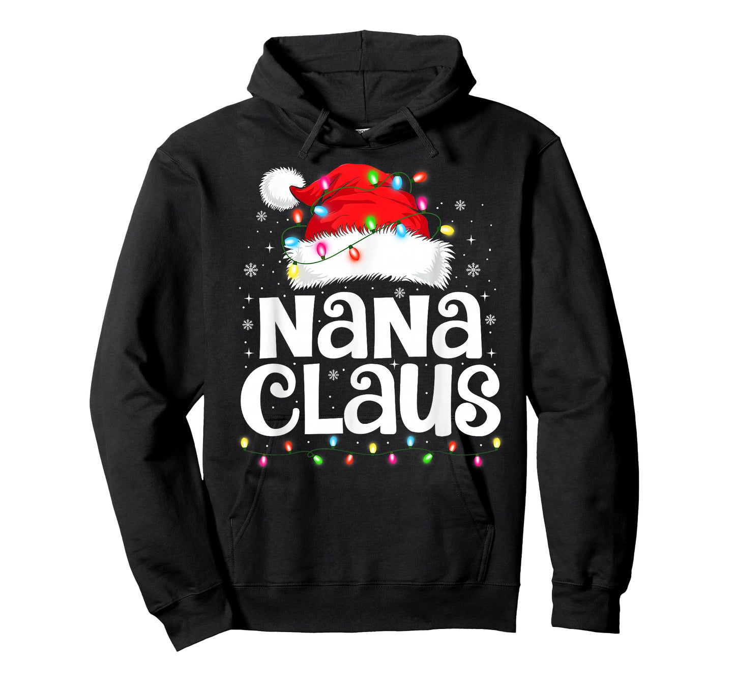 Nana Claus Matching Family Christmas Funny Xmas Pajamas T-Shirt