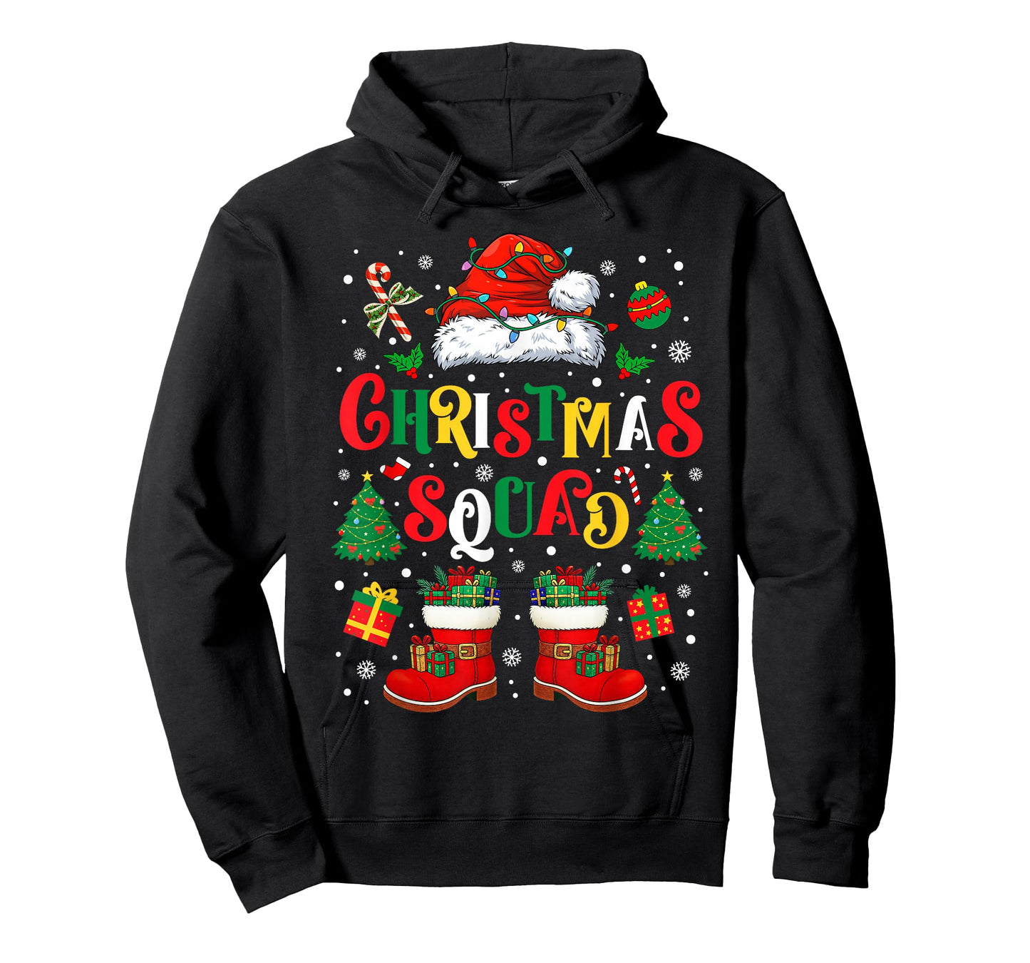 Christmas Squad Xmas PJ Christmas Pajamas Family Kids Friend T-Shirt