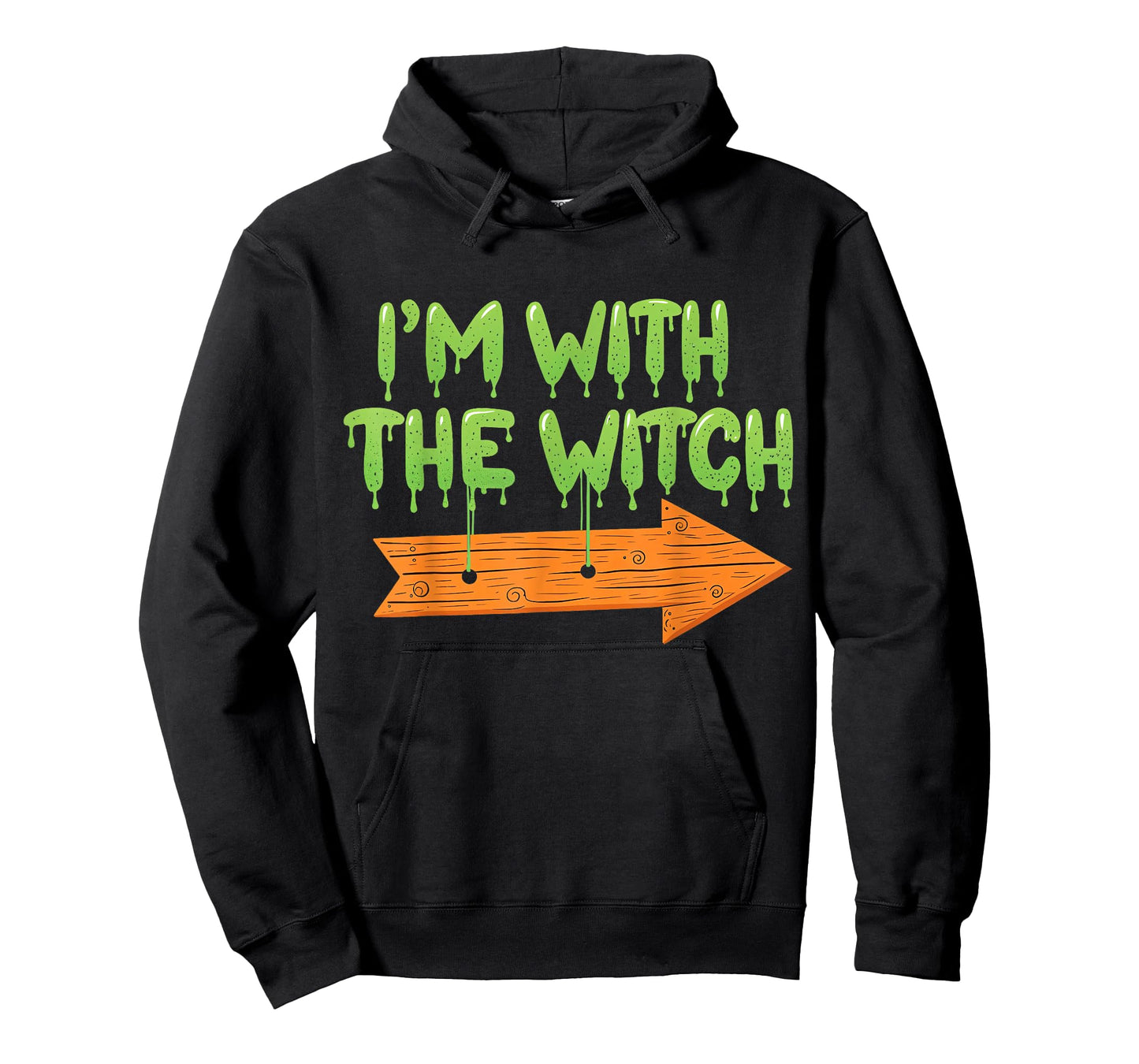 I'm with The Witch Halloween Couples Matching Spooky Season T-Shirt