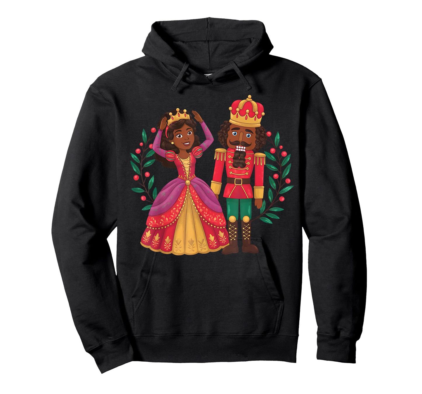 Black Nutcracker Sugar Plum Fairy Kwanzaa African Christmas T-Shirt