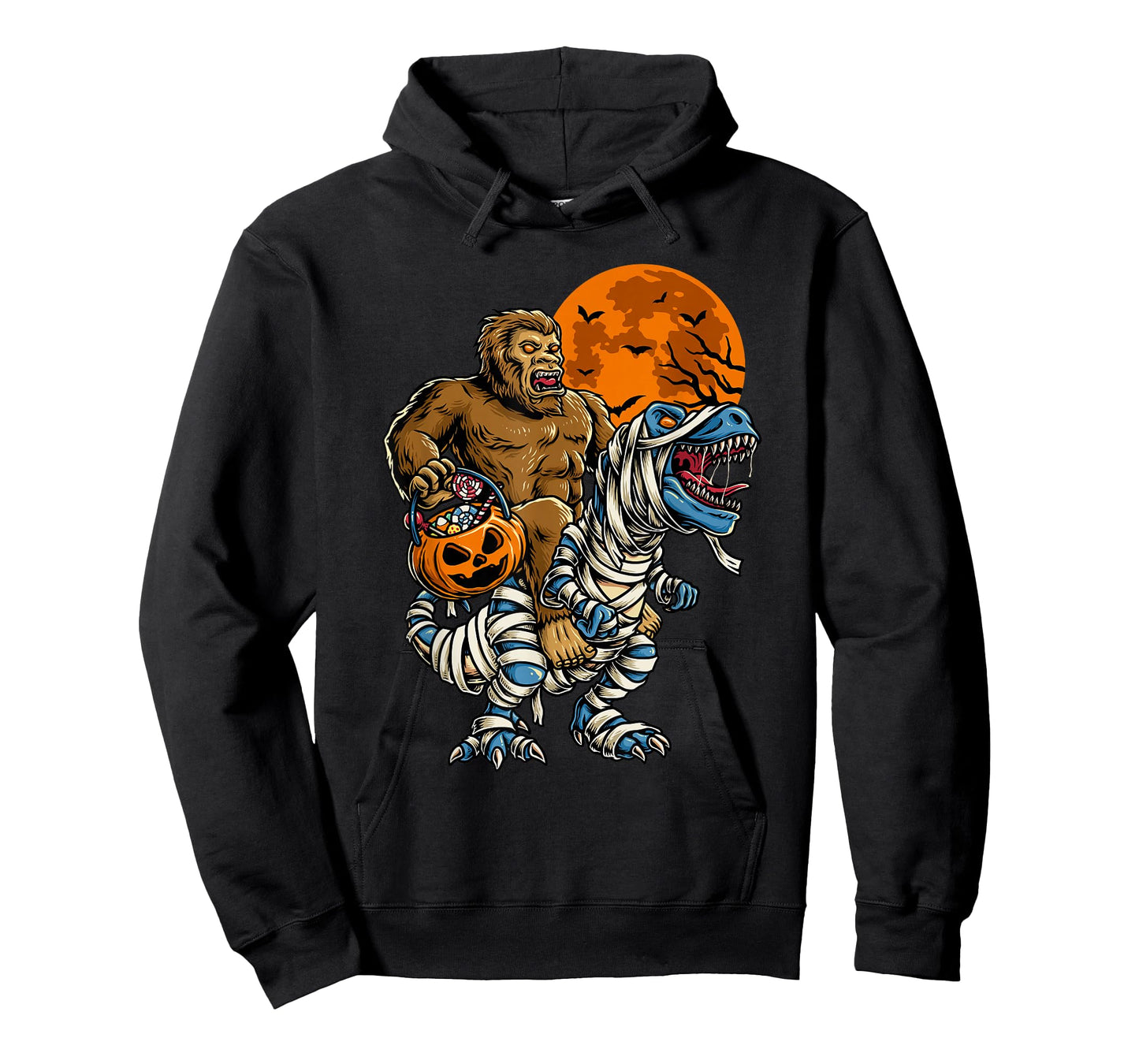 Bigfoot Dinosaur Halloween Costume T Rex Boys Kids T-Shirt
