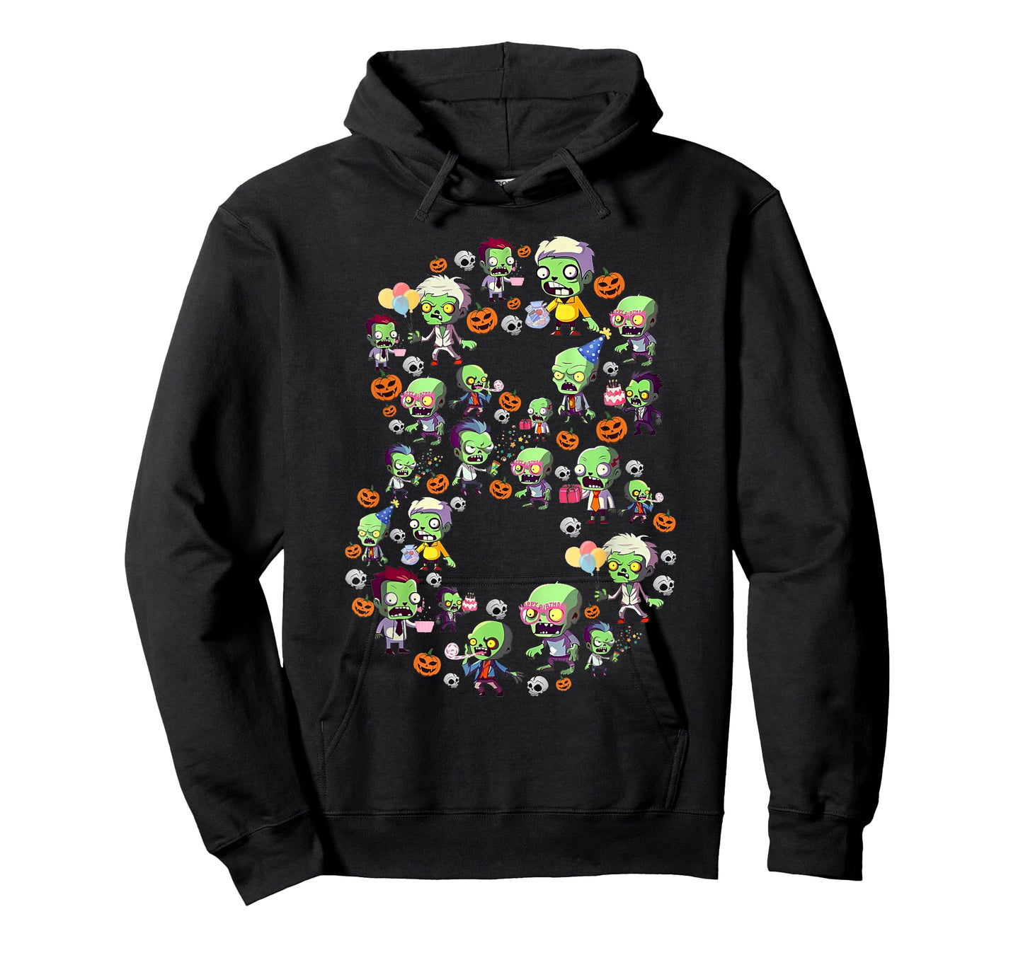 Halloween 8 Years Old Boy It's My 8th Birthday Zombie Lover T-Shirt
