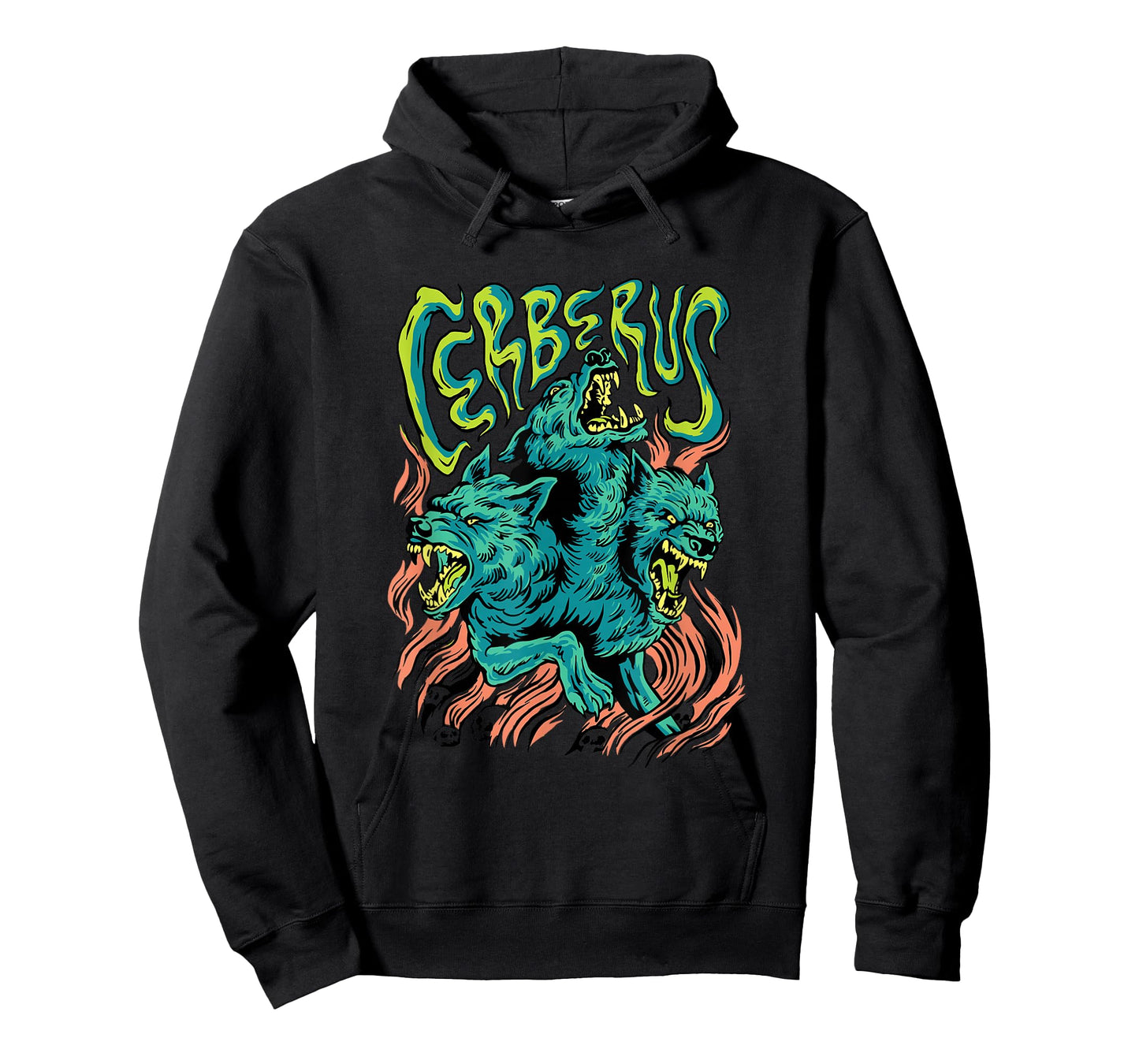 Cerberus Greek Mythology Monster Hound Dog Graphic T-Shirt