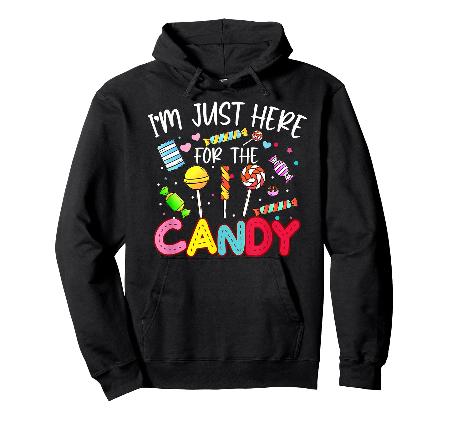I'm Just Here For The Candy T-Shirt Halloween Gifts T-Shirt