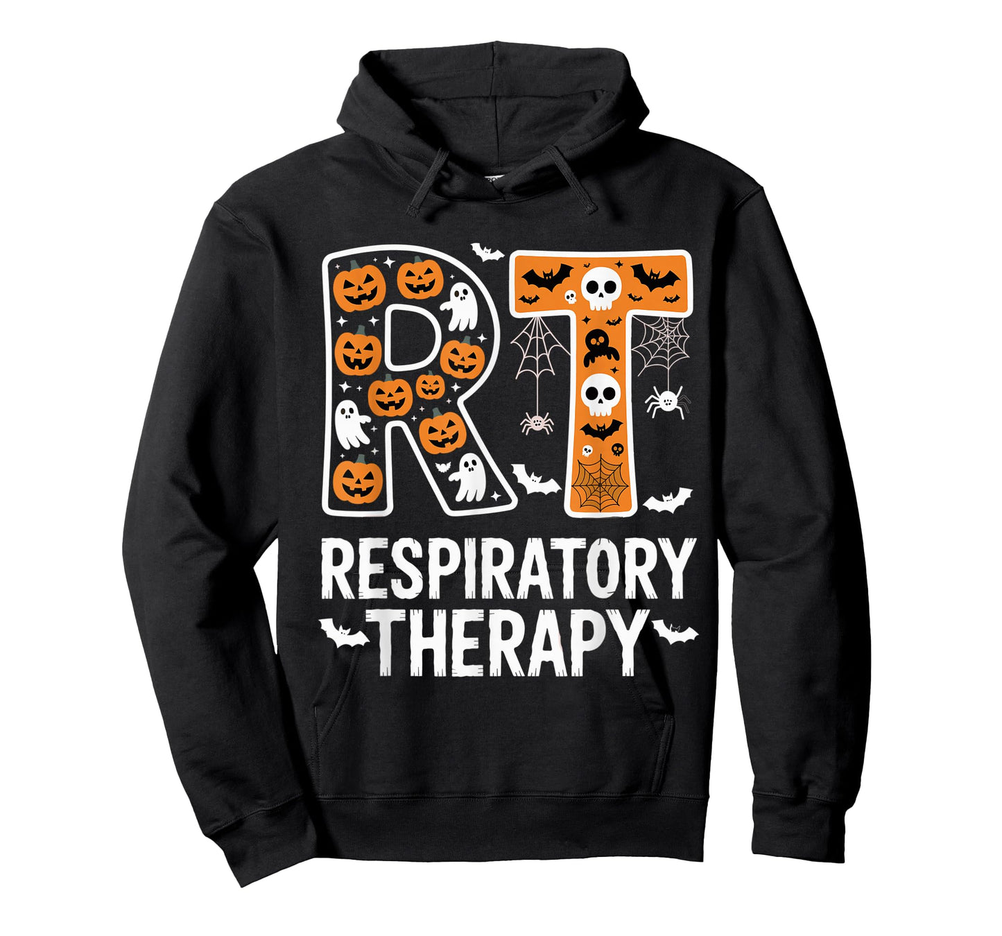 Respiratory Therapist Halloween Ghost Pumpkin RT Nurse T-Shirt