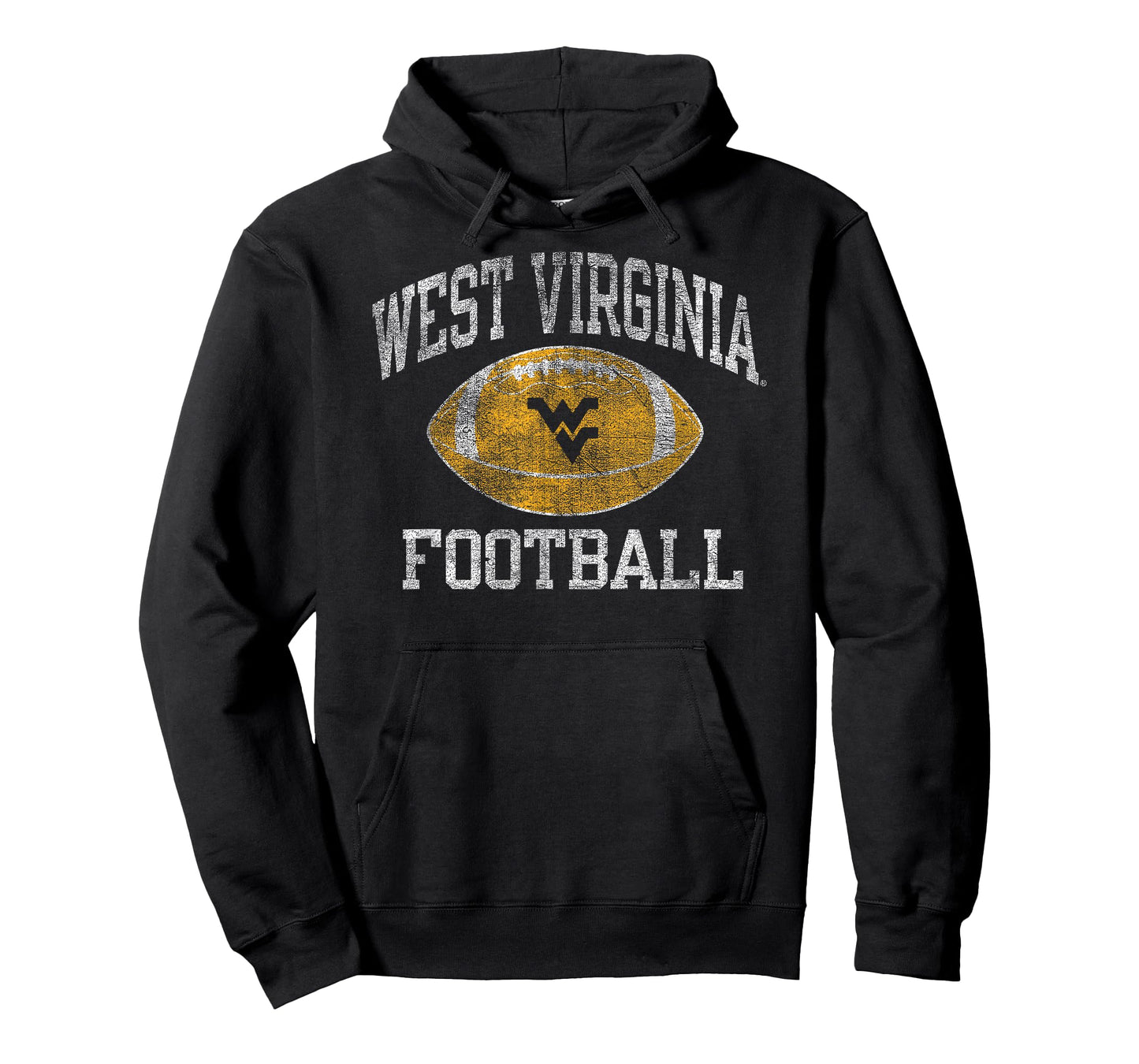 West Virginia Mountaineers Football Intensity Vintage Navy T-Shirt