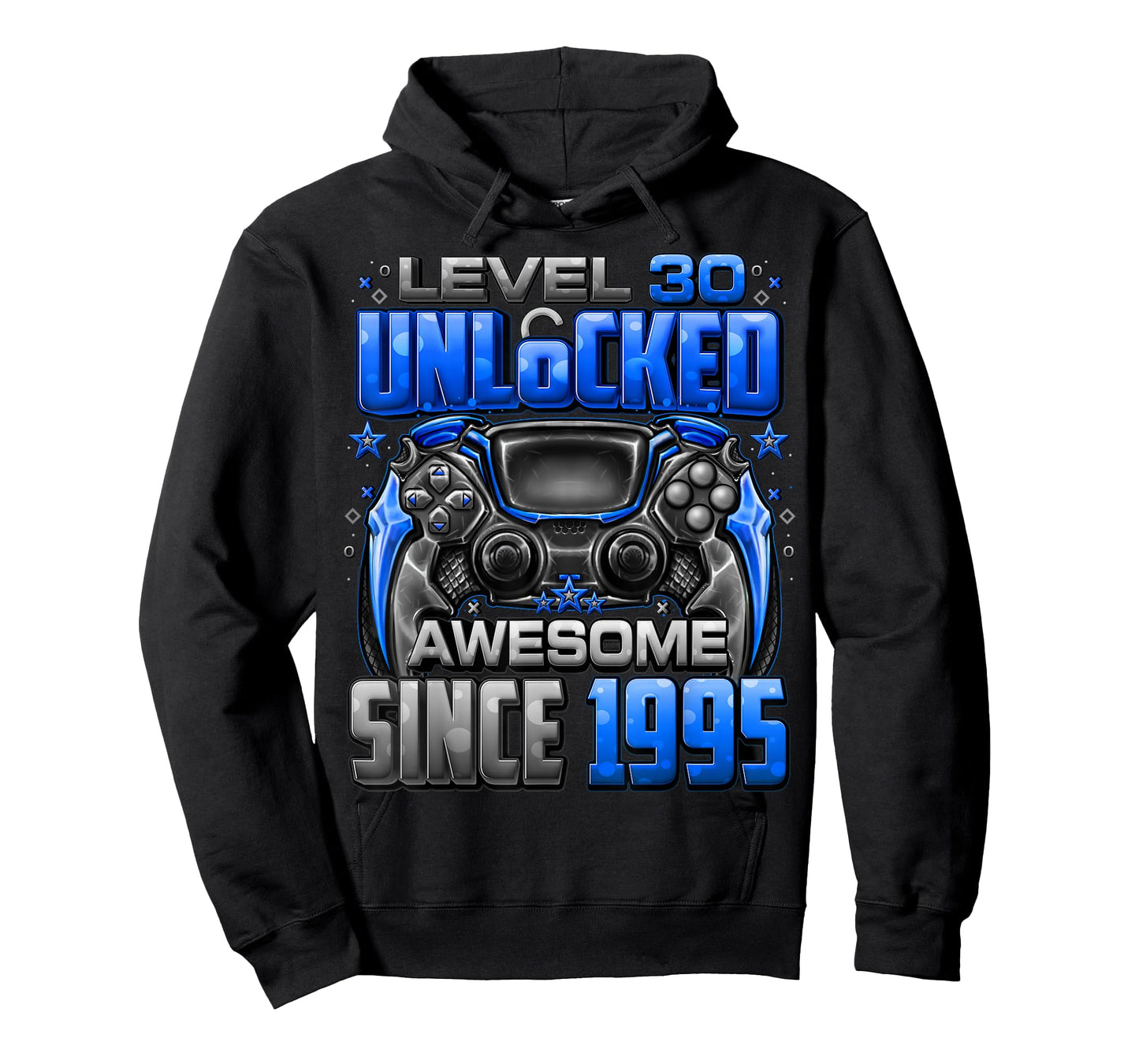 Level 30 Unlocked Awesome Since 1995 30th Birthday Gaming T-Shirt