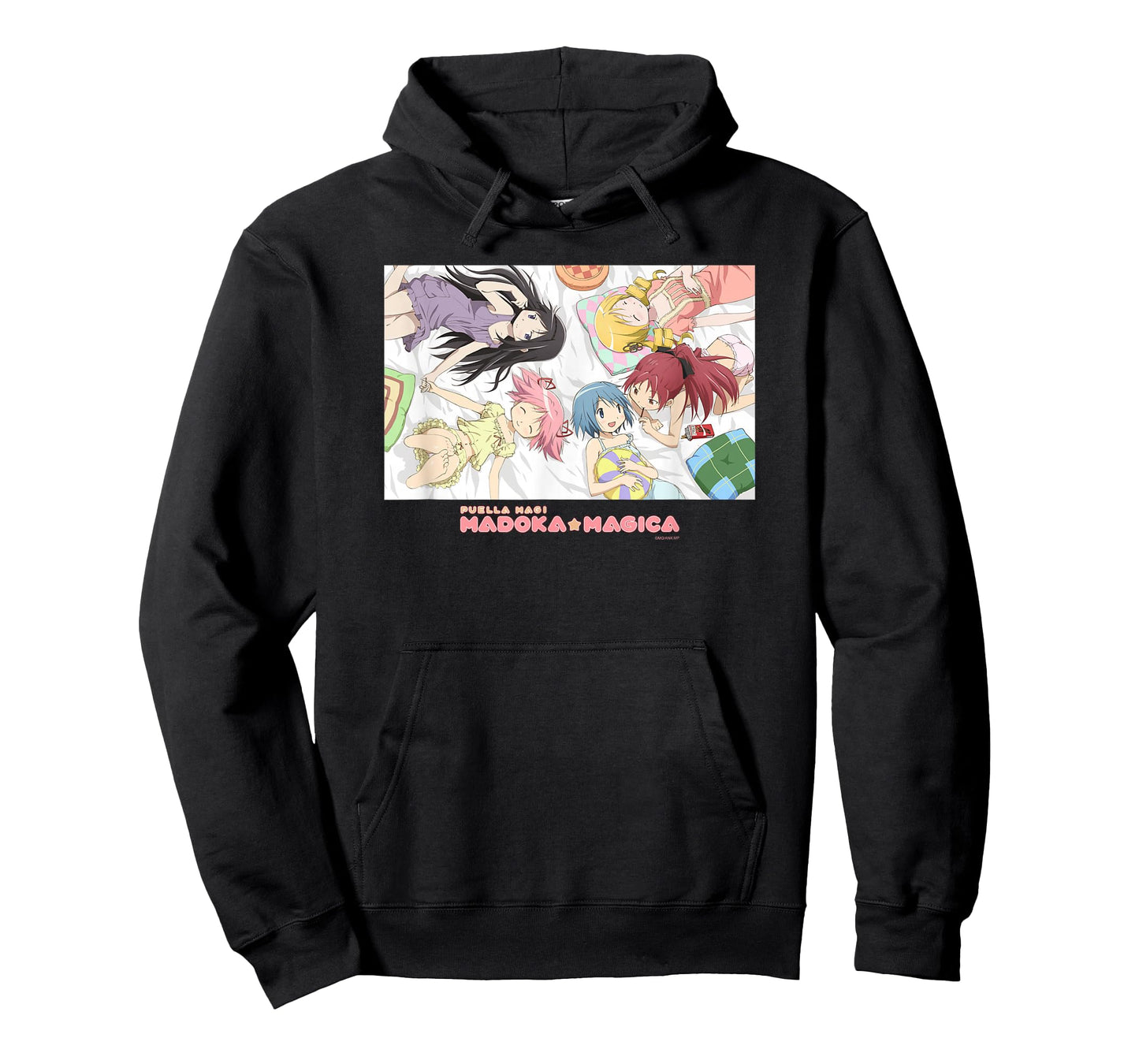 Madoka Magica Pajama Party Illustration Cute Girl Anime T-Shirt