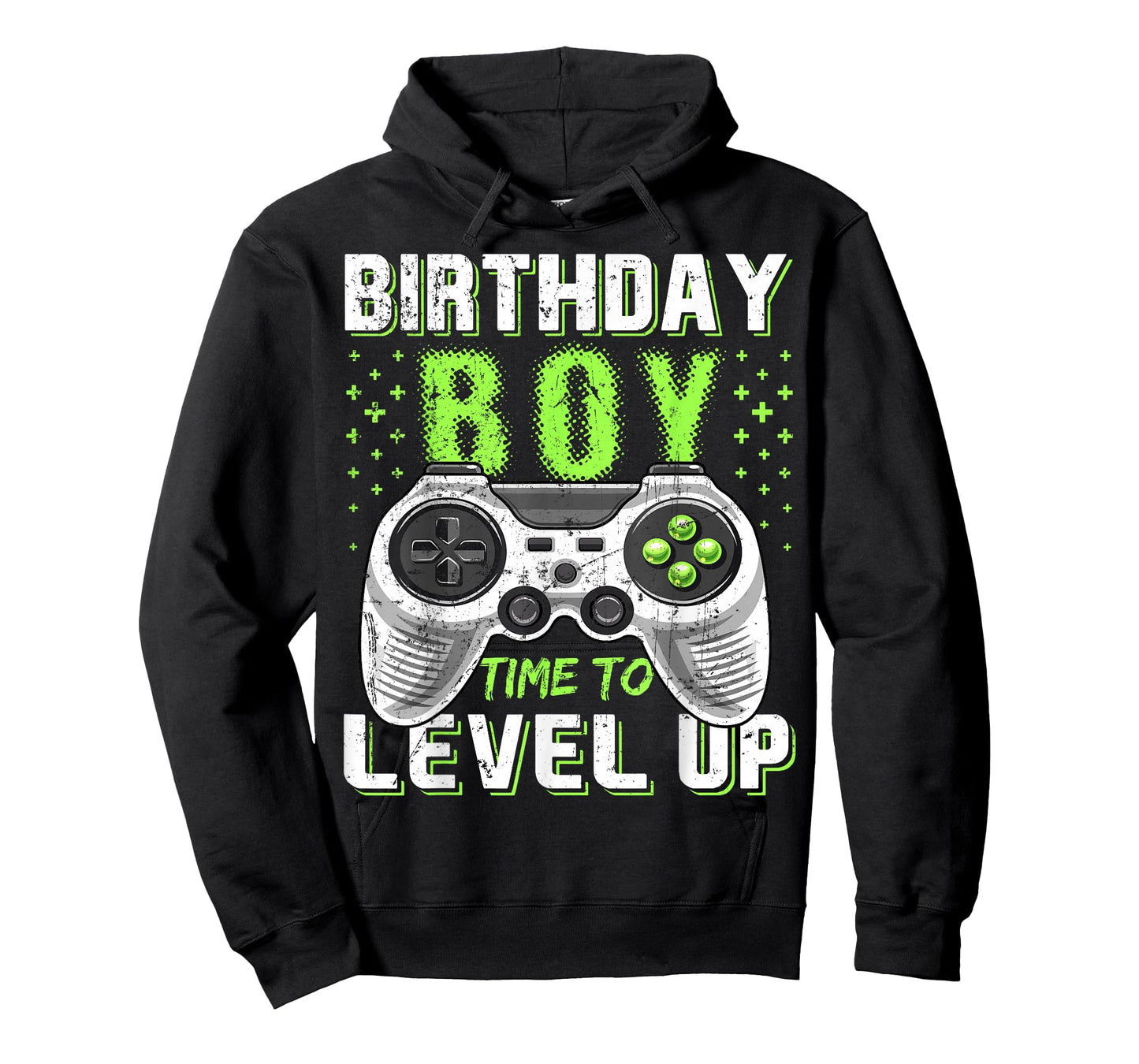 Level Up Birthday Boy Video Game T-Shirt - Classic Fit, Black, Kids Party Gift
