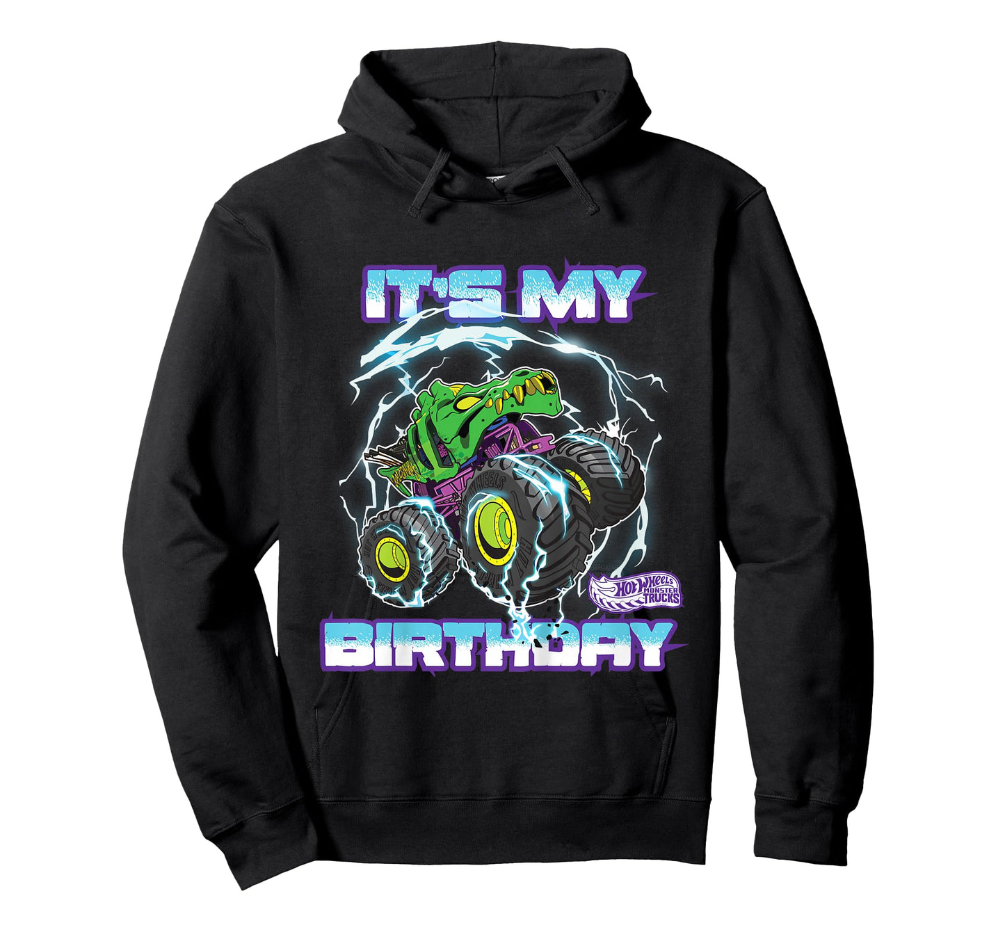 Kids Hot Wheels Monster Trucks - It's My Birthday Epic Crushing T-Shirt