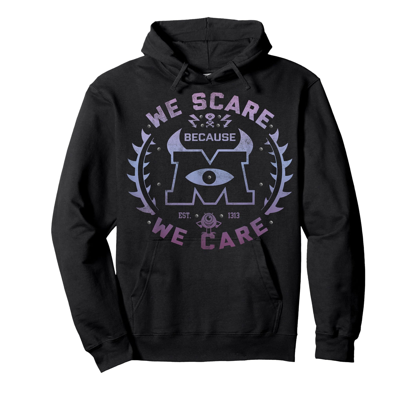 Disney Pixar Monsters Inc. We Scare Because We Care Logo T-Shirt