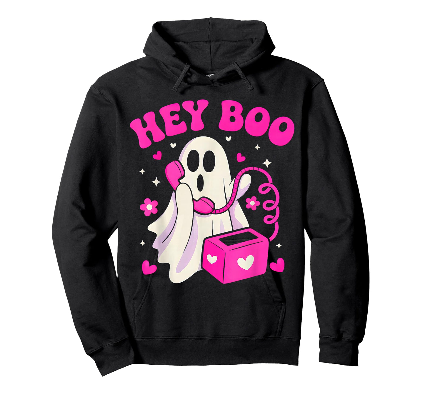 Groovy Hey Boo Ghost Retro Halloween Costume Men Womens Kids T-Shirt