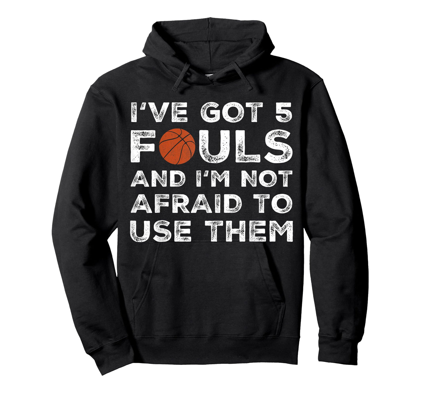 Funny Basketball Player - Hoops 5 Fouls T-Shirt