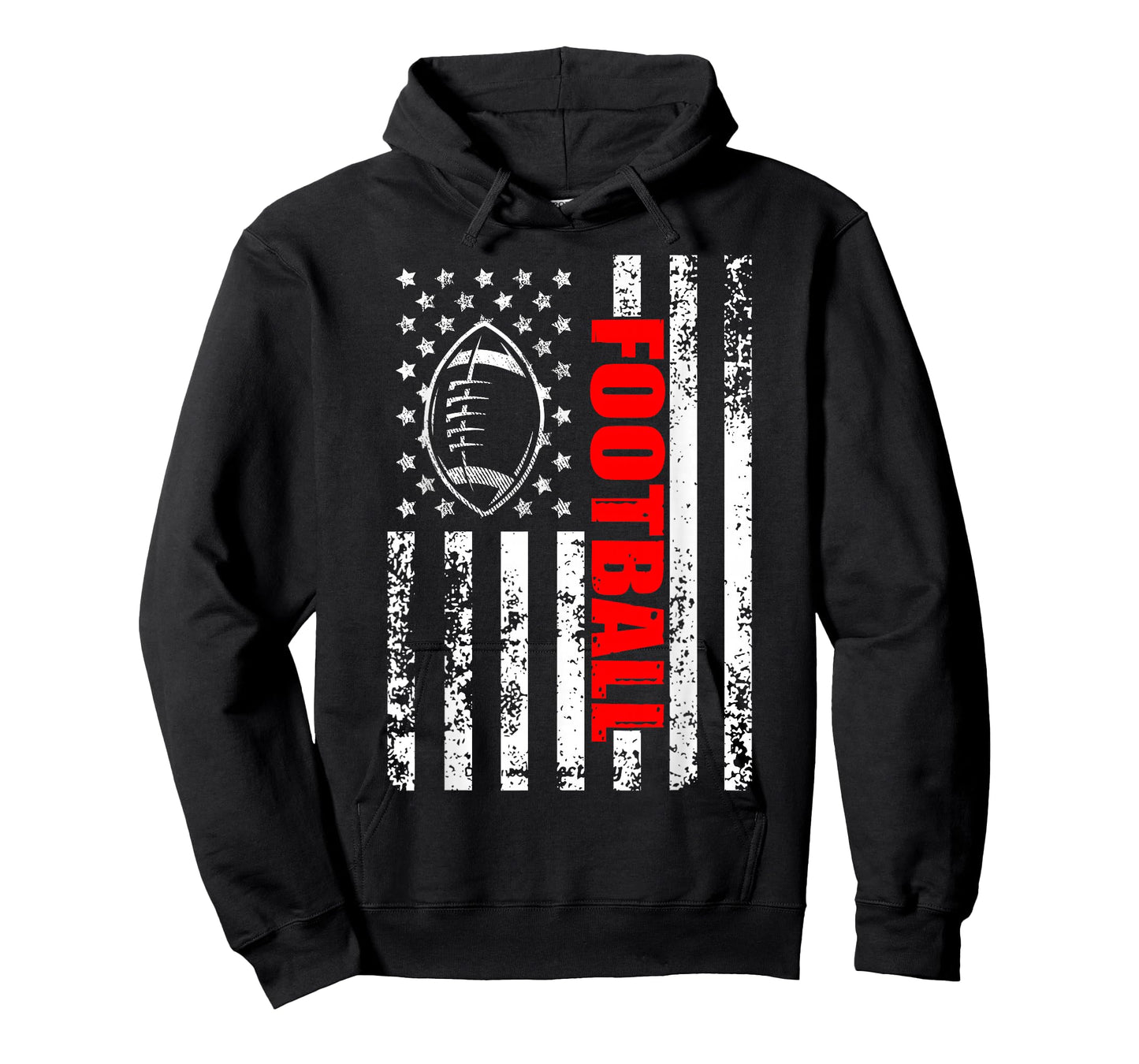 American Flag football Patriotic football T-Shirt