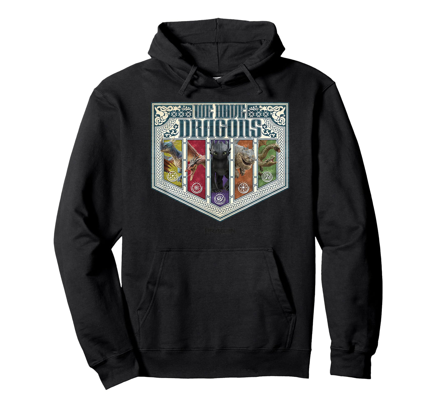 DreamWorks Dragons We Have Dragons Viking Shield T-Shirt