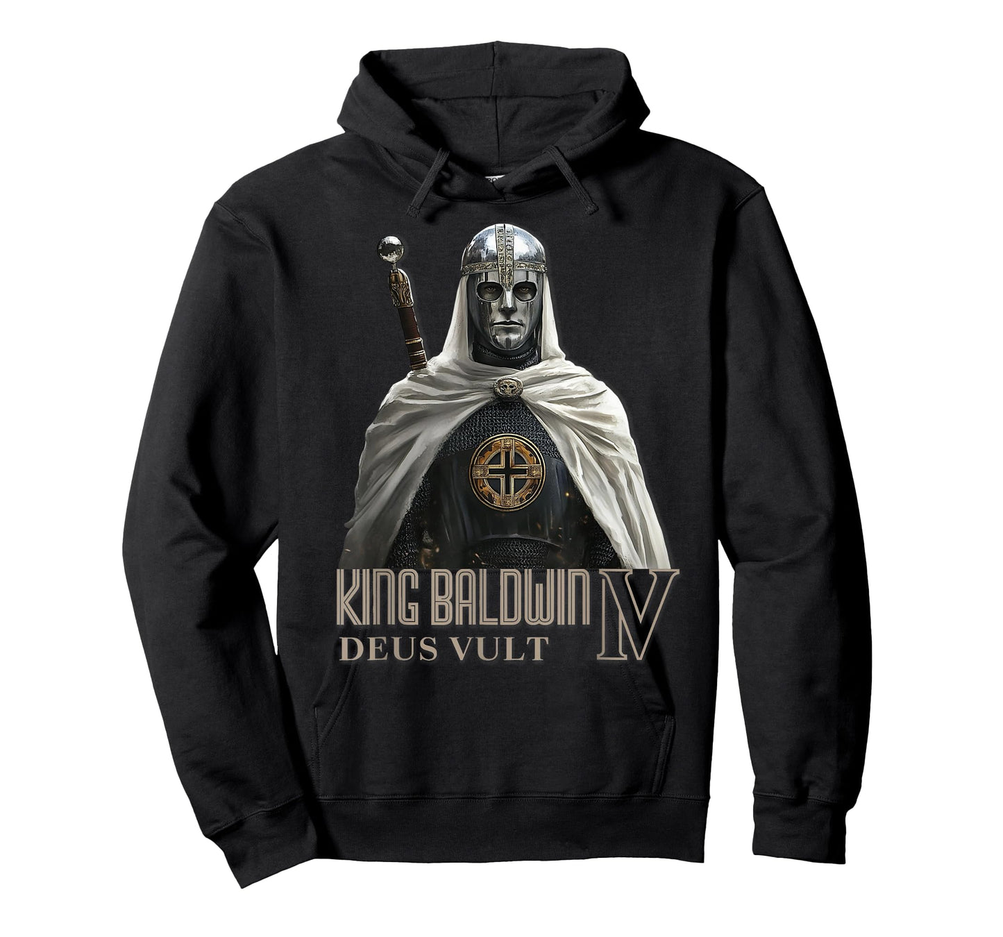 King Baldwin IV Jerusalem Cross Catholic T-Shirt