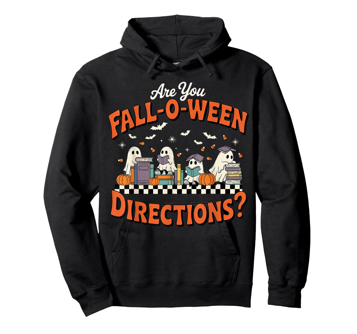 are You Fall o ween Directions Funny Halloween Teacher Ghost T-Shirt