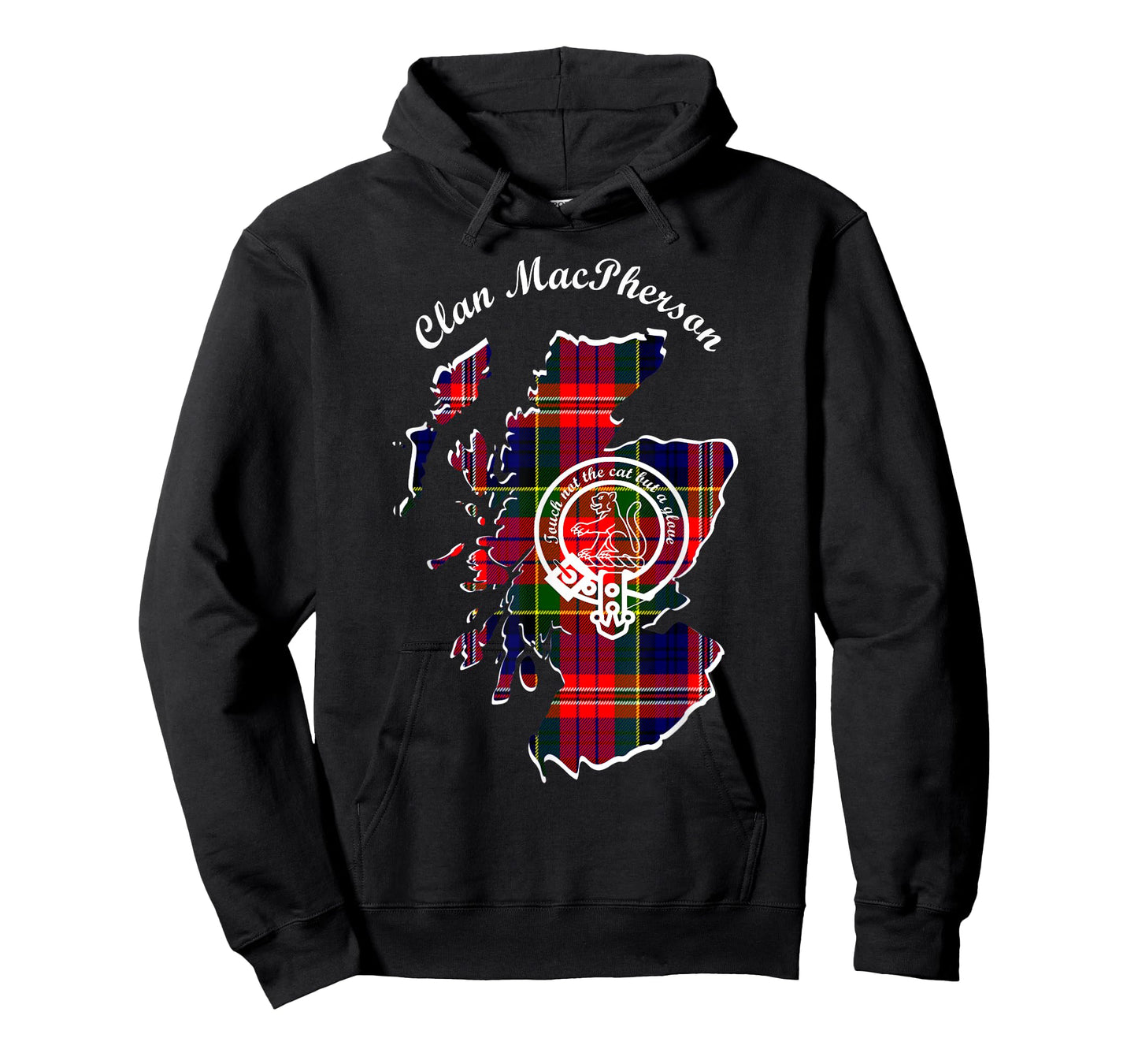 MacPherson surname last name Scottish Clan tartan crest T-Shirt
