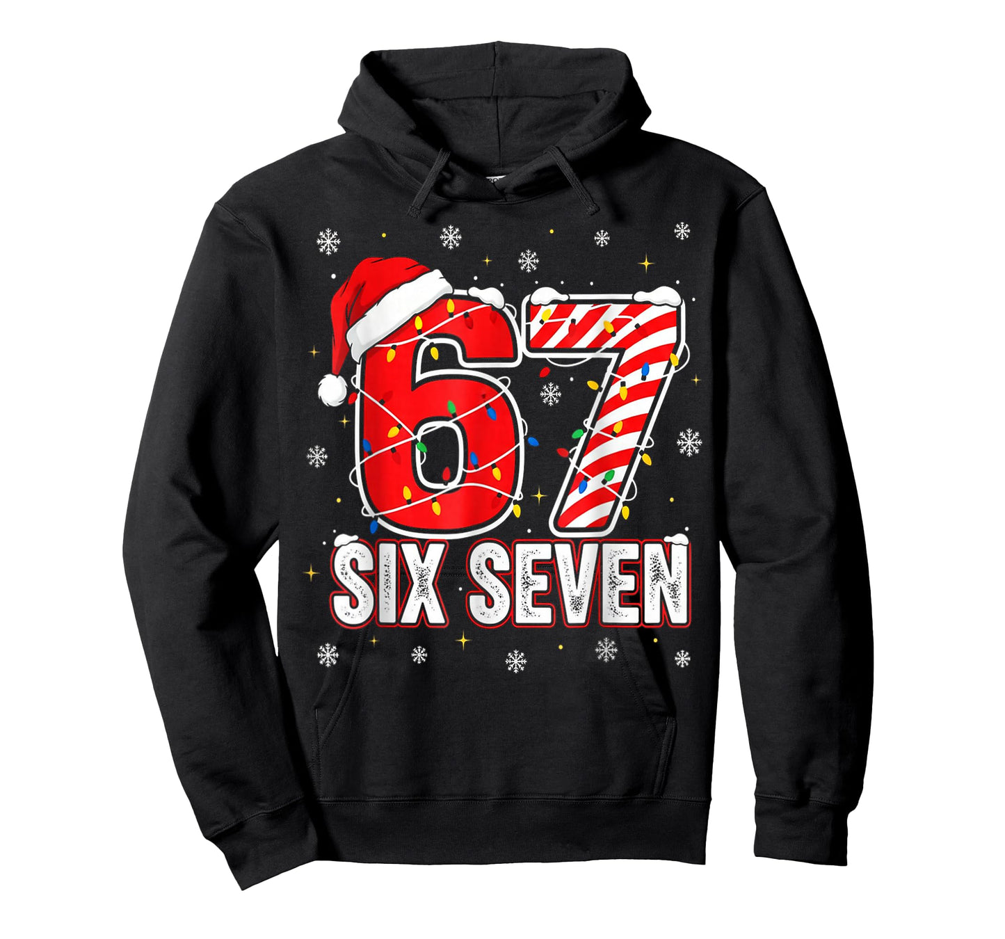 Funny Six Seven 67 Christmas Holiday Women Kids Xmas T-Shirt